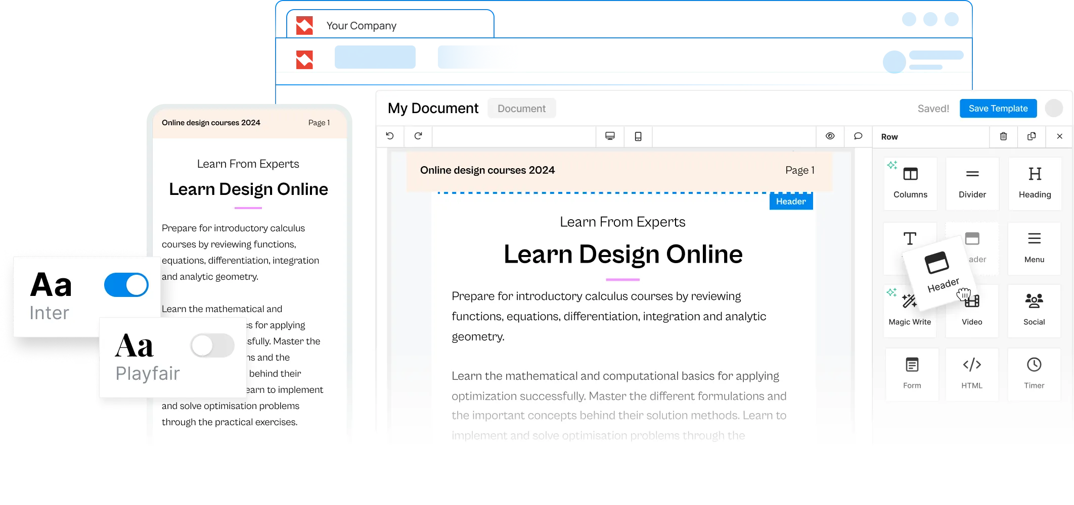 Document Builder Preview