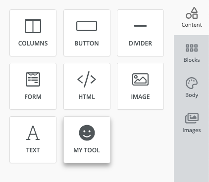 Register Tool Interface