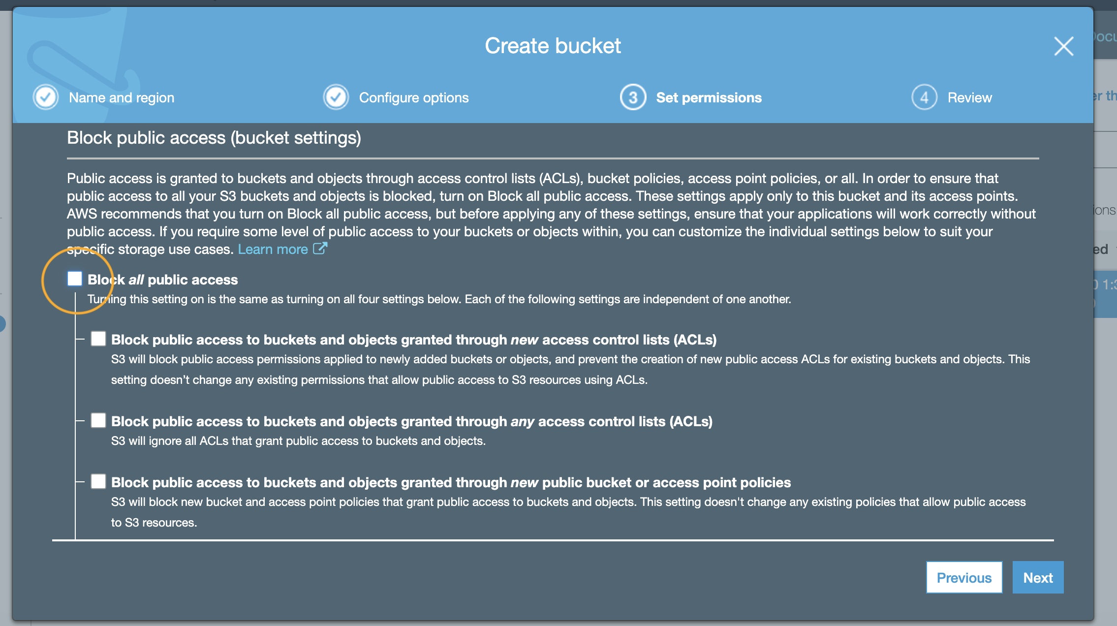 S3 Bucket Permissions