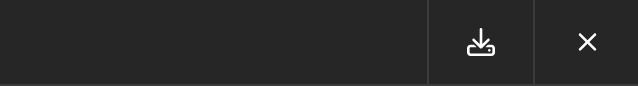 The Download PDF button beside Close in the document preview toolbar