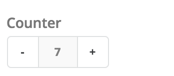 Counter Interface