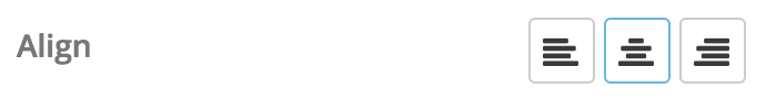 Text Alignment Interface