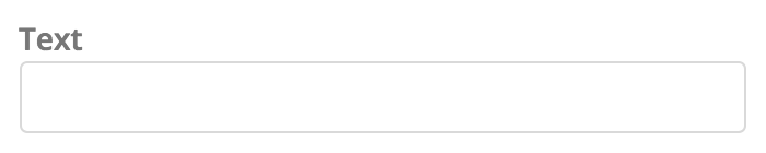 Text Input Interface